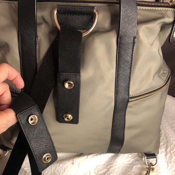 Henri Bendel Jetsetter backpack. Read callouts - Picture 9 of 14